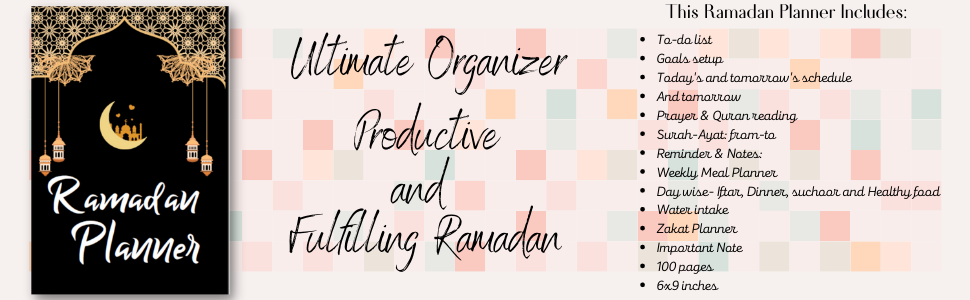 Ultimate Organizer Productive and Fulfilling Ramadan