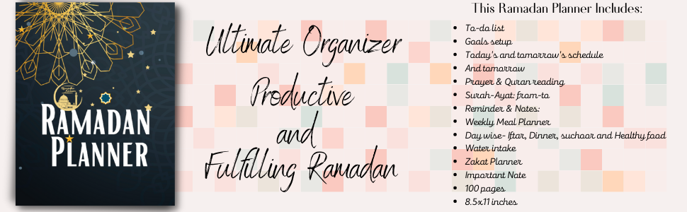 Ultimate Organizer Productive and Fulfilling Ramadan
