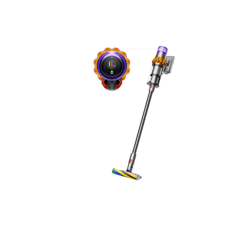 Dyson V15 Detect Cordless Vacuum Cleaner, Multicolor, 10.5"L x 9.8"W x 49.6"H