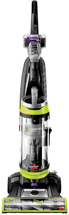 BISSELL-2252-CleanView-Swivel-Upright-Bagless-Vacuum-with-Swivel-Steering-Powerful-Pet-Hair-Pick-Up-Specialized-Pet-Tools-Large-Capacity-Dirt-Tank-Easy-Empty-Green